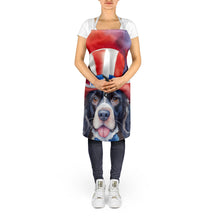 Load image into Gallery viewer, English Springer Spaniel Patriotic American Apron – Artist-Designed Kitchen, BBQ &amp; Craft Apron