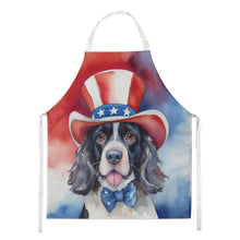 Load image into Gallery viewer, English Springer Spaniel Patriotic American Apron – Artist-Designed Kitchen, BBQ &amp; Craft Apron