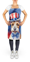Load image into Gallery viewer, Fox Terrier Patriotic American Apron – Artist-Designed Kitchen, BBQ &amp; Craft Apron
