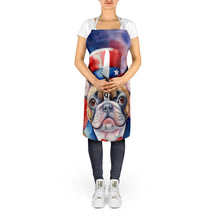 Load image into Gallery viewer, French Bulldog Patriotic American Apron – Artist-Designed Kitchen, BBQ &amp; Craft Apron