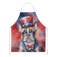 Load image into Gallery viewer, French Bulldog Patriotic American Apron – Artist-Designed Kitchen, BBQ &amp; Craft Apron