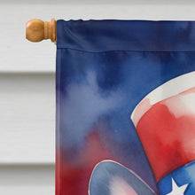 Load image into Gallery viewer, French Bulldog Patriotic American House Flag