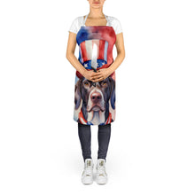 Load image into Gallery viewer, German Shorthaired Pointer Patriotic American Apron – Artist-Designed Kitchen, BBQ &amp; Craft Apron