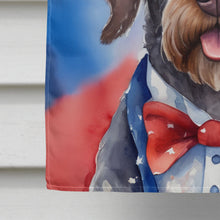Load image into Gallery viewer, German Wirehaired Pointer Patriotic American House Flag
