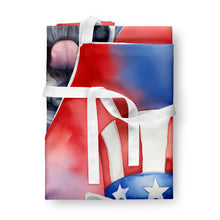 Load image into Gallery viewer, Giant Schnauzer Patriotic American Apron – Artist-Designed Kitchen, BBQ &amp; Craft Apron