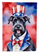 Load image into Gallery viewer, Giant Schnauzer Patriotic American House Flag