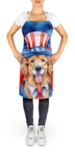 Load image into Gallery viewer, Golden Retriever Patriotic American Apron – Artist-Designed Kitchen, BBQ &amp; Craft Apron