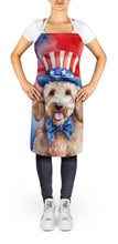 Load image into Gallery viewer, Goldendoodle Patriotic American Apron – Artist-Designed Kitchen, BBQ &amp; Craft Apron