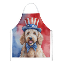 Load image into Gallery viewer, Goldendoodle Patriotic American Apron – Artist-Designed Kitchen, BBQ &amp; Craft Apron