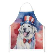 Load image into Gallery viewer, Great Pyrenees Patriotic American Apron – Artist-Designed Kitchen, BBQ &amp; Craft Apron