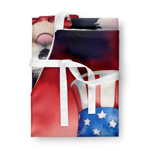 Load image into Gallery viewer, Havanese Patriotic American Apron – Artist-Designed Kitchen, BBQ &amp; Craft Apron