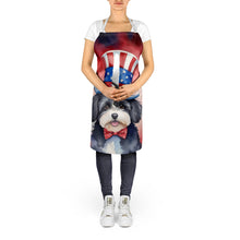 Load image into Gallery viewer, Havanese Patriotic American Apron – Artist-Designed Kitchen, BBQ &amp; Craft Apron