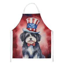 Load image into Gallery viewer, Havanese Patriotic American Apron – Artist-Designed Kitchen, BBQ &amp; Craft Apron