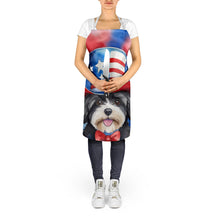 Load image into Gallery viewer, Havanese Patriotic American Apron – Artist-Designed Kitchen, BBQ &amp; Craft Apron