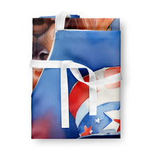Load image into Gallery viewer, Irish Setter Patriotic American Apron – Artist-Designed Kitchen, BBQ &amp; Craft Apron