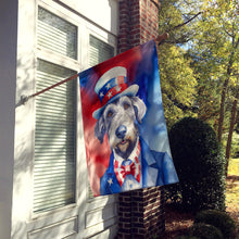 Load image into Gallery viewer, Irish Wolfhound Patriotic American House Flag