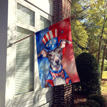 Load image into Gallery viewer, Italian Greyhound Patriotic American House Flag