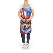 Load image into Gallery viewer, Jack Russell Terrier Patriotic American Apron – Artist-Designed Kitchen, BBQ &amp; Craft Apron