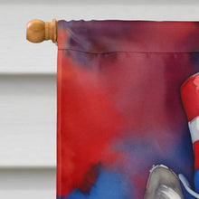 Load image into Gallery viewer, Keeshond Patriotic American House Flag