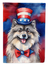 Load image into Gallery viewer, Keeshond Patriotic American House Flag