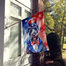 Load image into Gallery viewer, Kerry Blue Terrier Patriotic American House Flag