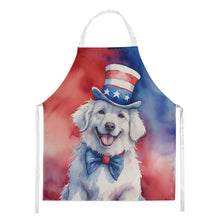 Load image into Gallery viewer, Kuvasz Patriotic American Apron – Artist-Designed Kitchen, BBQ &amp; Craft Apron