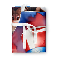 Load image into Gallery viewer, Labrador Retriever Patriotic American Apron – Artist-Designed Kitchen, BBQ &amp; Craft Apron