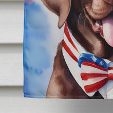 Load image into Gallery viewer, Labrador Retriever Patriotic American House Flag