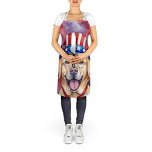 Load image into Gallery viewer, Labrador Retriever Patriotic American Apron – Artist-Designed Kitchen, BBQ &amp; Craft Apron