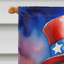 Load image into Gallery viewer, Labradoodle Patriotic American House Flag