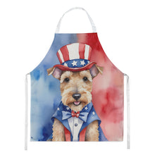Load image into Gallery viewer, Lakeland Terrier Patriotic American Apron – Artist-Designed Kitchen, BBQ &amp; Craft Apron