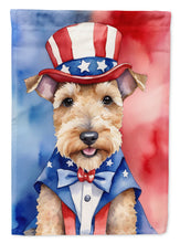 Load image into Gallery viewer, Lakeland Terrier Patriotic American House Flag