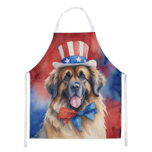 Load image into Gallery viewer, Leonberger Patriotic American Apron – Artist-Designed Kitchen, BBQ &amp; Craft Apron