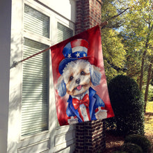 Load image into Gallery viewer, Maltipoo Patriotic American House Flag