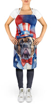 Load image into Gallery viewer, Mastiff Patriotic American Apron – Artist-Designed Kitchen, BBQ &amp; Craft Apron