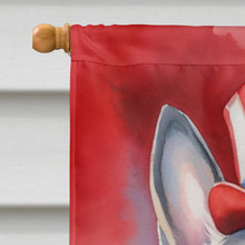 Load image into Gallery viewer, Norwegian Elkhound Patriotic American House Flag