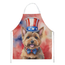 Load image into Gallery viewer, Norwich Terrier Patriotic American Apron – Artist-Designed Kitchen, BBQ &amp; Craft Apron