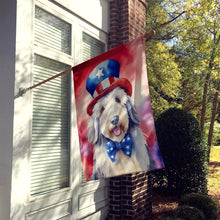 Load image into Gallery viewer, Old English Sheepdog Patriotic American House Flag