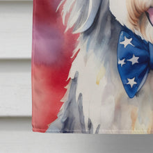 Load image into Gallery viewer, Old English Sheepdog Patriotic American House Flag