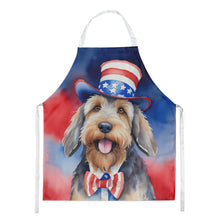 Load image into Gallery viewer, Otterhound Patriotic American Apron – Artist-Designed Kitchen, BBQ &amp; Craft Apron