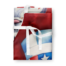 Load image into Gallery viewer, Papillon Patriotic American Apron – Artist-Designed Kitchen, BBQ &amp; Craft Apron