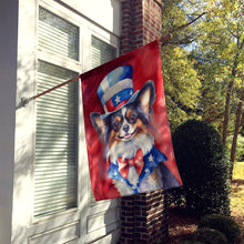 Load image into Gallery viewer, Papillon Patriotic American House Flag