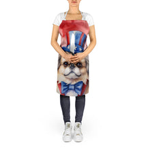 Load image into Gallery viewer, Pekingese Patriotic American Apron – Artist-Designed Kitchen, BBQ &amp; Craft Apron