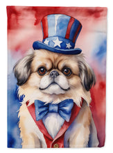 Load image into Gallery viewer, Pekingese Patriotic American House Flag