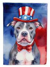 Load image into Gallery viewer, Pit Bull Terrier Patriotic American House Flag