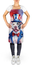 Load image into Gallery viewer, Pit Bull Terrier Patriotic American Apron – Artist-Designed Kitchen, BBQ &amp; Craft Apron