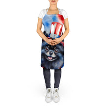 Load image into Gallery viewer, Pomeranian Patriotic American Apron – Artist-Designed Kitchen, BBQ &amp; Craft Apron