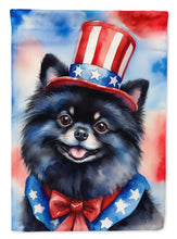 Load image into Gallery viewer, Pomeranian Patriotic American House Flag