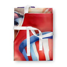 Load image into Gallery viewer, Pomeranian Patriotic American Apron – Artist-Designed Kitchen, BBQ &amp; Craft Apron
