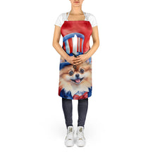 Load image into Gallery viewer, Pomeranian Patriotic American Apron – Artist-Designed Kitchen, BBQ &amp; Craft Apron